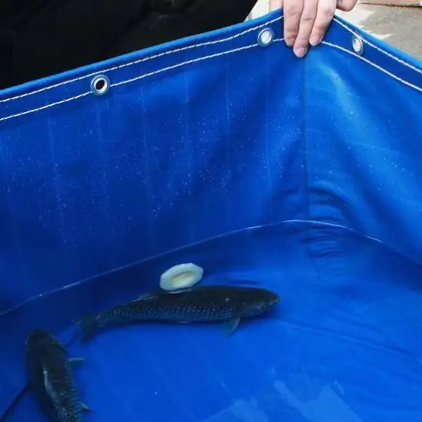 Portable PVC Tarpaulin Fish Tank – Ideal for Outdoor and Indoor Fish Farming